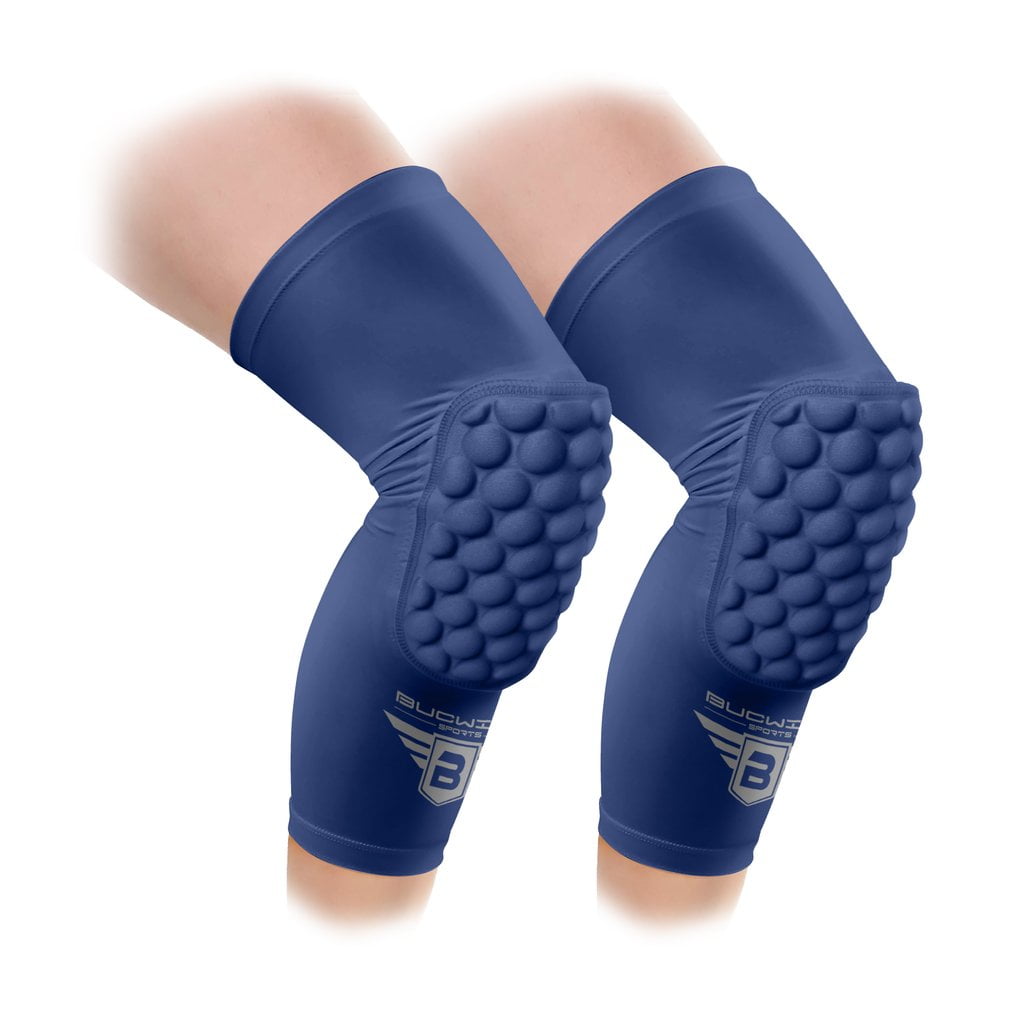 Bucwild Sports Padded Knee Sleeves (Navy Large)