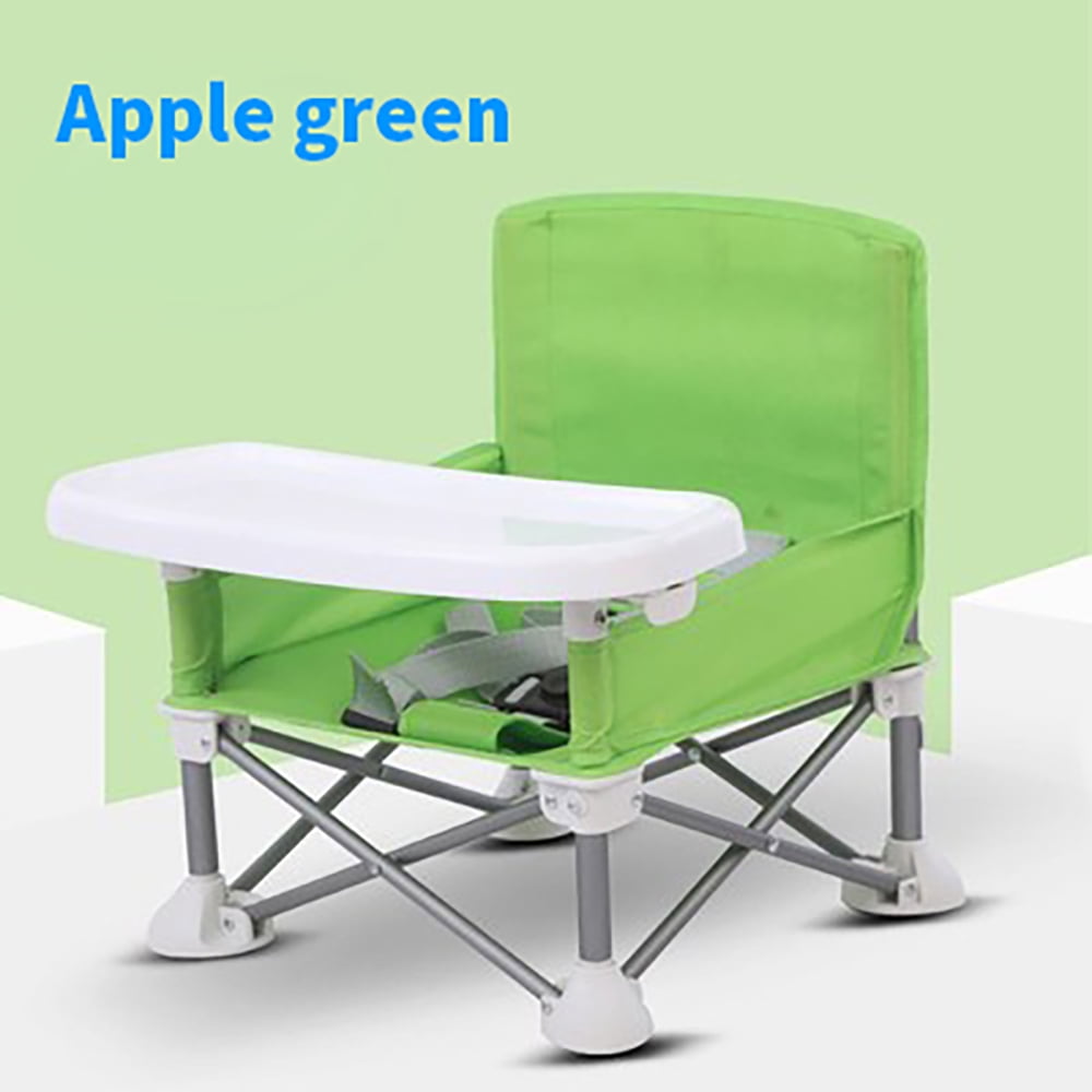 Baby foldable portable dining chair with plate seat belt children’s