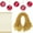 Gold, variant on 100Pcs Christmas Ornament Hanger Strings, GIXUSIL Ornament Snap Cord Ornament Hangers Tag Hangers String for Christmas Tree Hanging Decorations Home Party Home (Red, 20cm)