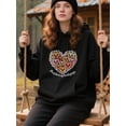 thumbnail image 2 of Funny Pumpkin Spice Quote Hoodie for Men and Women, Unisex Pullover Hooded Sweatshirt, Comfortable Cotton Poly Blend, Autumn Coffee Lover Casual Outfit, 2 of 5