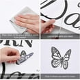 thumbnail image 6 of 2 Sheets/Set Butterfly PVC Wall Sticker Four Leaf Clover Vinyl Wall Art Wall Decal Interesting Quotes Sticker for Home Decoration Living Room Bedroom Wall Door Decor 27.5"x11.4", 6 of 8