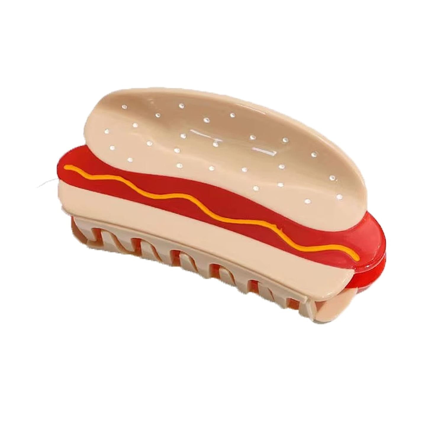 Hamburger Claw Clips,Hot Dog Hair Claw Clips,Bread Hair Jaw Clips,Food