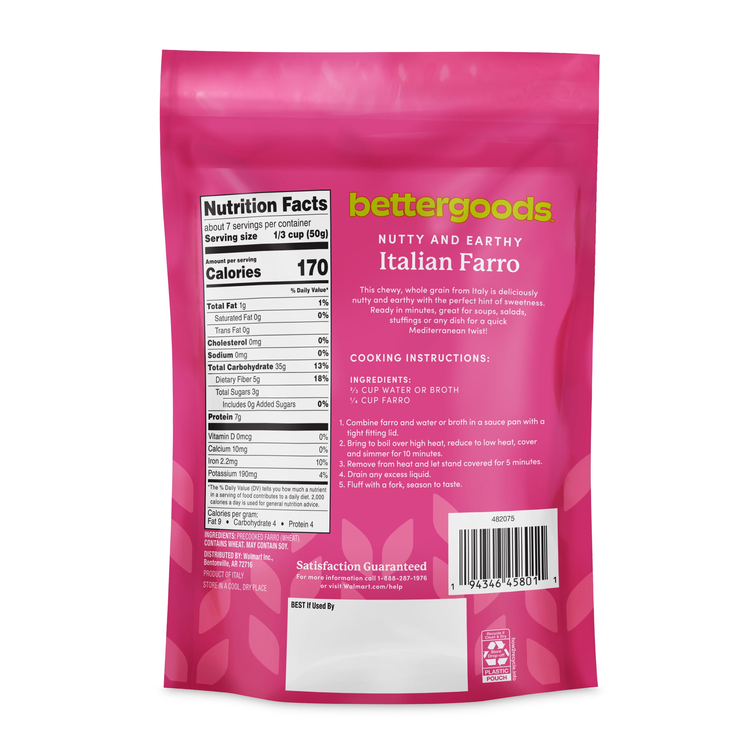 bettergoods Italian Farro Quick Cooking, 12 oz