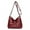 B Red, variant on Purses for Women Soft PU Leather Shoulder Bag Ladies Crossbody Purse - Black