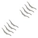thumbnail image 2 of Soidarity 4 Pieces Mooring Cleat Stainless Steel Inch Boats 2 Hook Rope Tie Cleats Hole Marine 4 Awnings Boat Polished Yacht Deck 4 pulgadas 2Conjunto, 2 of 6
