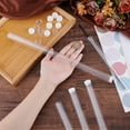 thumbnail image 3 of 20 Pack Clear Plastic Tube 12.9 Inch Long Round Tubes Empty Tube Container with Lid Transparent Storage Tubes Rigid Tube for Incense Sticks Seed Beads Bath Salt Candy Party Favors, 3 of 5