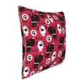 thumbnail image 2 of Fotbe Cute Dog Pattern Velvet Decorative Throw Pillow Covers with Elegant Piping, Soft Plush Cushion Cover for Sofa, Bed, Car, Office-20"x20", 2 of 8