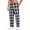 Black and Grey Plaid, variant on EKOUAER Men's Pajama Pants Plaid Pj Lounge Pants Soft PJ Bottoms with Pockets & Drawstring