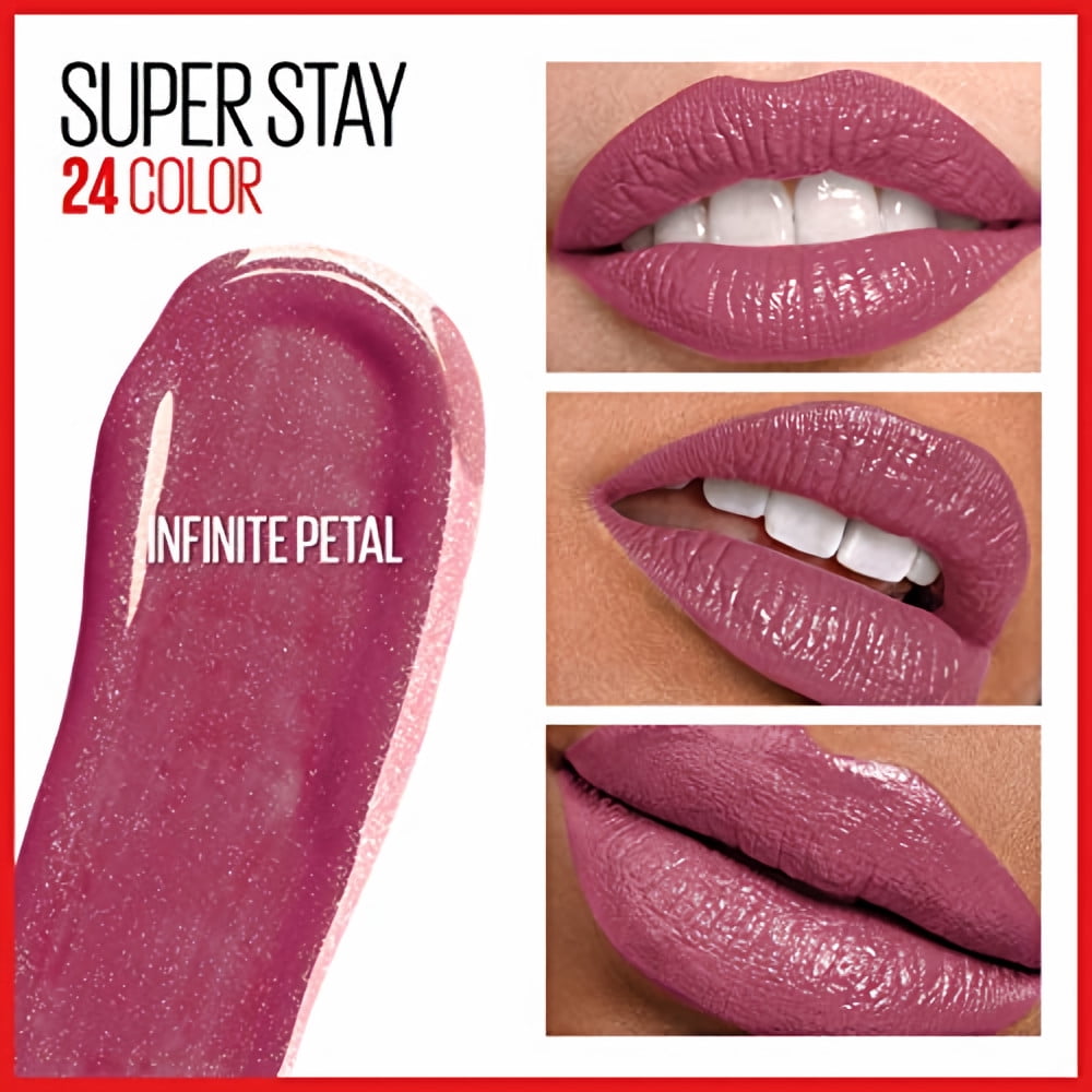 Maybelline Super Stay 2 Step Lip Color, Infinite Petal (Pack of 3)