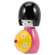 thumbnail image 3 of Japanese Kimonos Doll Decorative Ornament Made of Plastic Watermelon Red Color Fits Desktop, 3 of 4