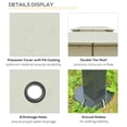 thumbnail image 6 of Outsunny 10'x13' Outdoor 2-Tier Canopy Vented Top Steel Gazebo BBQ Party Tent, 6 of 10