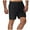 Black, variant on Men's Athletic Shorts, Sports Gym Running Short Pants, Fashion Man Solid Elastic Waist Mid Waist Loose Pockets Bandage Shorts, Cargo Casual Hiking Shorts Orange XXL
