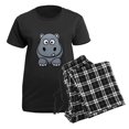 thumbnail image 5 of CafePress - Cartoon Hippo Pajamas - Women's Short Sleeve Print T-Shirt and Pants Dark Cotton Pajama Set, 5 of 7
