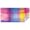 Colorful Watercolor Stripe, variant on Colorful Rainbow Tie Dye Spiral Pattern Rectangle Tablecloth 60"x84",Waterproof Polyester Rectangle Table Cloth, Wipeable Spillproof Polyester Tablecloth for Dining, Camping, Indoor and Outdoor