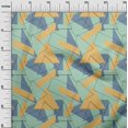 thumbnail image 2 of oneOone Cotton Poplin Fabric Rectangle & Triangle Geometric Print Sewing Fabric BTY 42 Inch Wide, 2 of 4