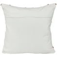 thumbnail image 5 of Northlight 20" Orange and Cream Handloom Woven Outdoor Square Throw Pillow, 5 of 5