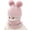 Pink, variant on SPRING PARK Autumn Winter Cute Knitted Boys Girls Thick Christmas Beanie Warm Knitted Scarf Beanie Hat Infant Toddler Baby Beanie