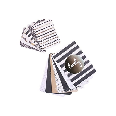 UPC: 0718813805520 | Becky Higgins Project Life Be Fearless Value Kit – Scrapbook kit – black  white  gold