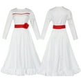 thumbnail image 6 of Horror Costume Adult Women Cosplay White Dress 3D Flower Scary Ghost Role Play Halloween Costumes, 6 of 7