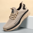 thumbnail image 3 of YUDAI Men's Slip-On Walking Shoes – Non-Slip, Breathable Mesh Sneakers for Gym, Workout & Everyday Wear, 3 of 7