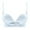 Blue, variant on Yyeselk Womens Push Up Demi Bras No Underwire Bras Front Closure Seamless Bra Soft Support Bra Everyday Bras Beige 36/80AB