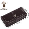thumbnail image 3 of LAICAIW Women's Wallet Genuine Leather RFID Blocking Large Capacity Trifold Ladies Wallet, 3 of 6