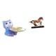 thumbnail image 1 of Figura de oso,Bandeja para gatos Bandeja para dulces para gatos Bandeja para estatuas de resina,Figura de caballo,Escultura de figura de caballo en miniatura coleccionable,Estatua de animal de, 1 of 8