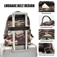 thumbnail image 3 of FORMRS Mini Backpack Purse for Women Quilted Travel Daypack Casual Shoulder Bag, Black Chocolate Cakes, 3 of 7