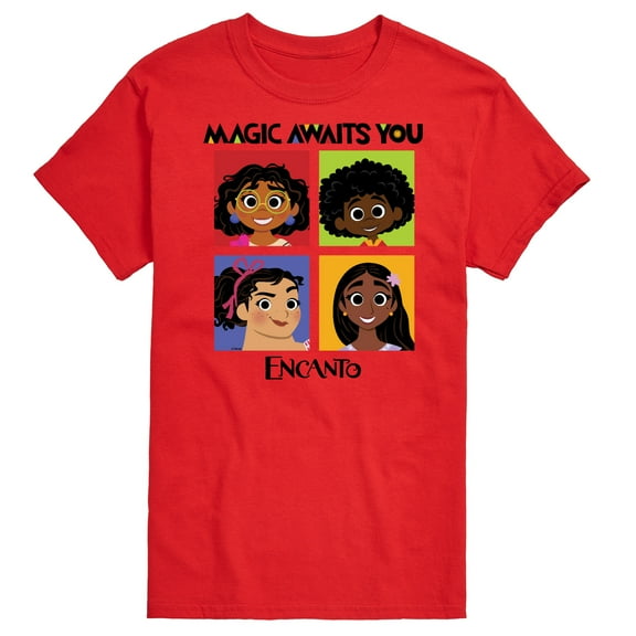 Disney's Encanto - Magic Awaits You Panels - Men's Short Sleeve Graphic T-Shirt