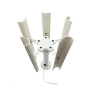 Vertical Five-blade Wind Generator Model Three-phase Permanent Magnet Brushless Generator Low-speed Windmill Portable Outdoor ,Easy to Use