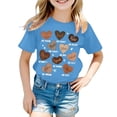 thumbnail image 1 of Camisole pour Femmes avec Soutien-Gorge Intégré Manches Longues Légères Filles Mode Décontractée Imprimé Col Rond T-Shirt Manches Courtes, 1 of 4