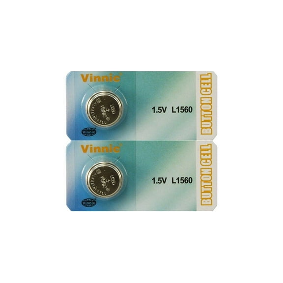 (2) Vinnic 625A Alkaline Watch Battery
