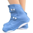thumbnail image 1 of LAICAIW Surchaussures de Pluie, Surchaussures Résistantes à l'Eau, Surchaussures Robustes Faciles à Utiliser Antidérapantes Réutilisables à Double Couche pour Pluie, Neige et Boue, 1 of 7