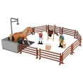 thumbnail image 2 of Simulation Horse Animals Farm Traditional Series Decoration Multicolor Figurines Desktop Boy and Girl Toddlers Kids , caballos de de caballos Yotijar Juego de simulación, 2 of 8
