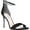 Black Matte Satin, variant on Women's Deena Ankle Strap Stiletto Sandal