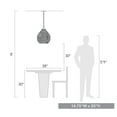 thumbnail image 2 of Golden Lighting Ariella 3-light Pendant in Matte Black, 2 of 6