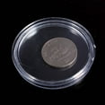 thumbnail image 2 of 10 pcs Small round transparent plastic coin capsules box 26mm, 2 of 4