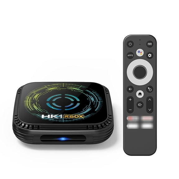 HK1 RBOX Android 14.0 TV Box 64bit 4GB RAM  64GB ROM Allwinner H728 Octa-core A55 Mali G57-MC1 1000M Ethernet WiFi6 Dual-WiFi 2.4G/5G 8K BT5.x USB3.0 Voice Control TV Box