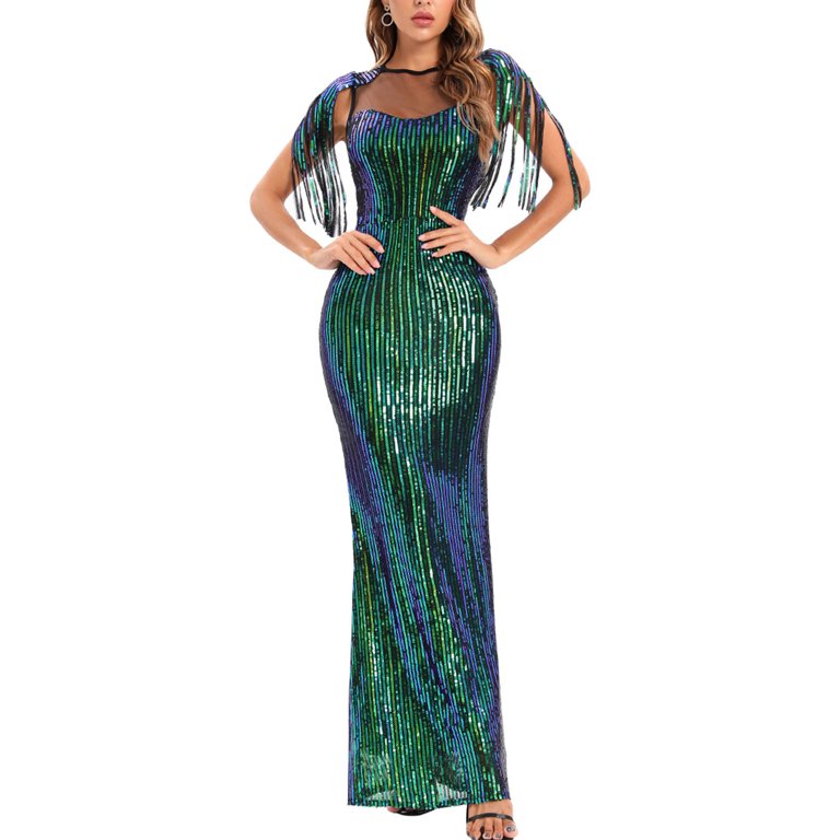 open lace back dress Long Prom Gown Formal Evening Dress