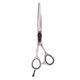 thumbnail image 1 of Tijeras para cortar cabello, tijera de peluquería profesional de ajuste ajustable de acero inoxidable para barbería, tijeras de corte plateadas, 1 of 8