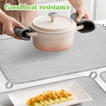 thumbnail image 4 of 3PCS Dish Drying Mat,Absorbent Microfiber Dishes Drainer Mats,Size Drainer Pads for Kitchen Counter,Coffee 24 X 17Inch, 4 of 7