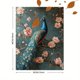 thumbnail image 3 of Qisvanset Framed Canvas Wall Art 12x16 Inch Vintage Peacock Floral Aesthetic Hangable Art, 3 of 5