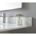 thumbnail image 5 of 43"x22" Sintered Stone Vanity Top For Bathroom With Ceramic Sink And Fashionable Style White, 5 of 6