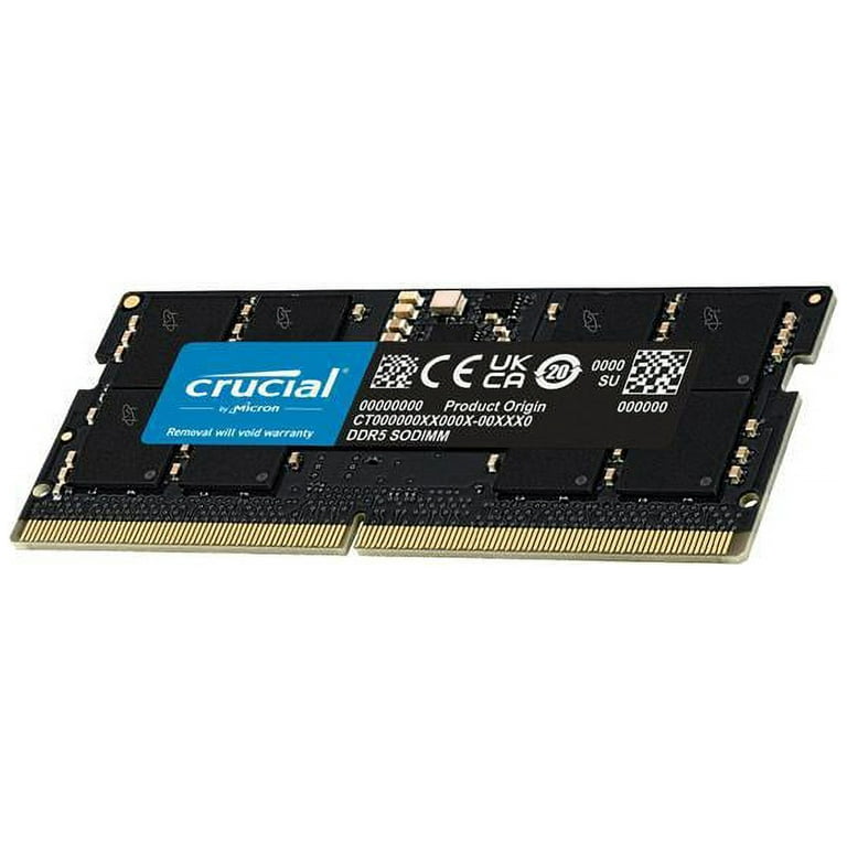 Crucial 32GB RAM Stick (2 x 16GB) DDR5 4800 (PC4 38400) 262 Crucial 32GB RAM Stick (2 x 16GB) DDR5 4800 (PC4 38400) 262