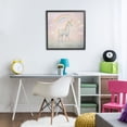thumbnail image 3 of Stupell Industries Eclectic Mystical Unicorn Dreams in Pastel Black Framed Giclee Art, 17 x 17, by Lazar Studio, 3 of 8