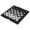 thumbnail image 1 of 1 Juego de Mini ajedrez internacional, tablero de ajedrez magnético plegable de plástico, juego de mesa portátil para niños, juguete portátil Rojo Verde, 1 of 3