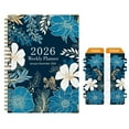 thumbnail image 1 of A5 Planning Notebook 2025-2026 Monthly Calendar With Separating Pages Coil Binding And Inner Pocket, 1 of 3