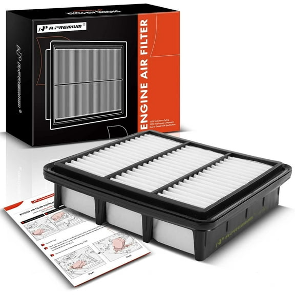 A-Premium Engine Air Filter Compatible with Hyundai Elantra & Kia Forte, Forte Koup, 2007-2013, 2.0L 2.4L, Replace# 28113-2H000