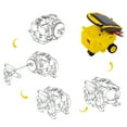 thumbnail image 3 of PicassoTiles STEM Solar Powered Space Robot 6-in-1 Educational Engineering Building Toy Creative Renewable Energy DIY Science Kit, 3 of 7
