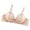 Beige, variant on Thin Wireless Embroidered Floral Bra for Women Comfortable Breathable Everyday T-Shirt Lingerie Support Pink 36